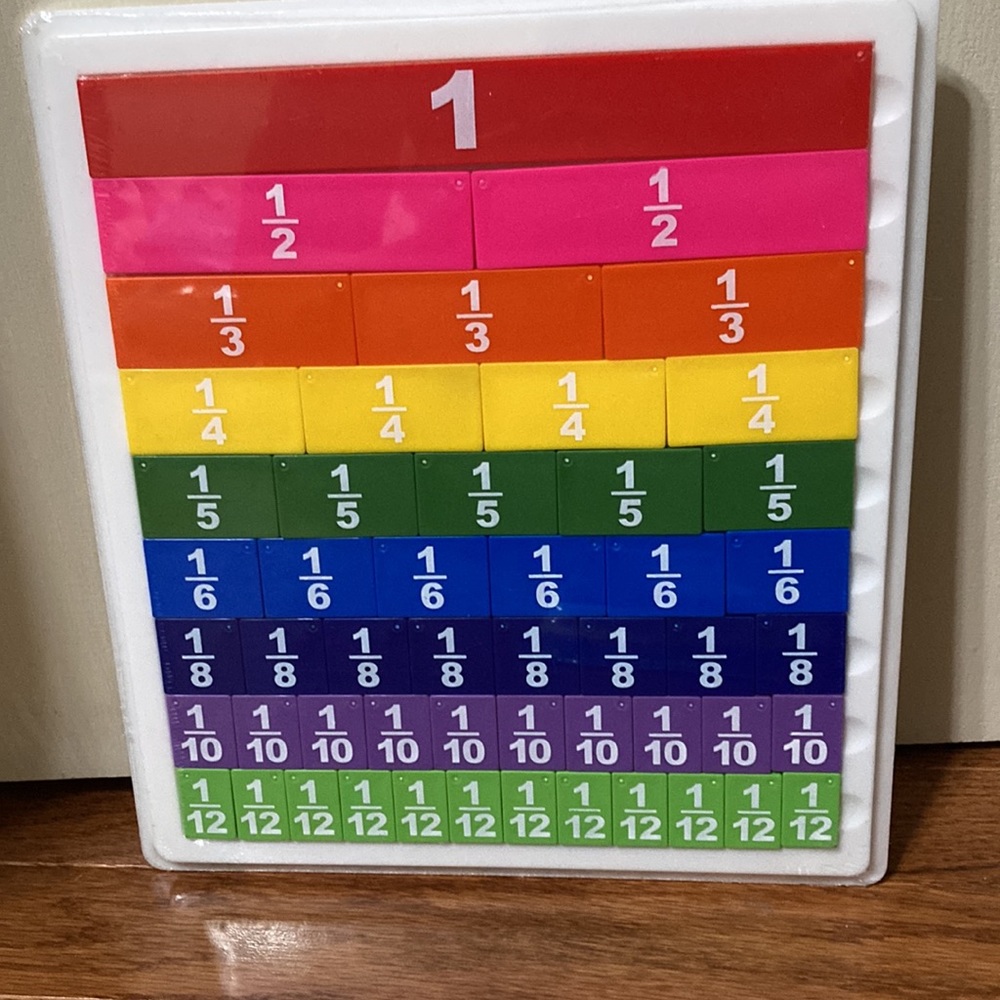 Fraction Bars Manipulatives
